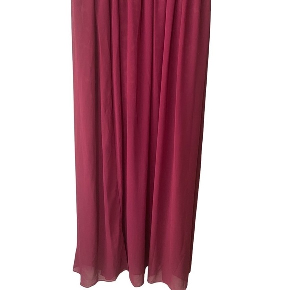 Lulus Make Way for Wonderful Berry Red Lace Maxi Dress Medium - Picture 6 of 11